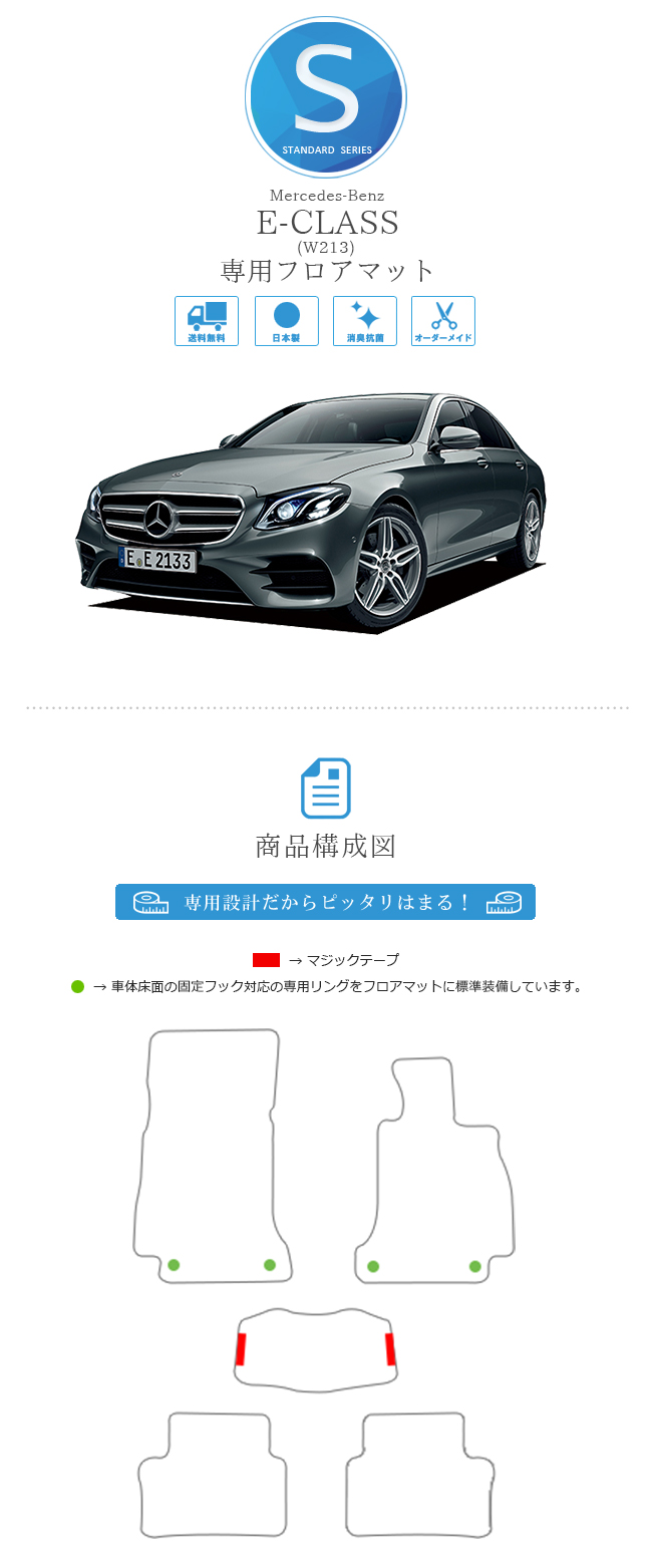 メルセデス ベンツ純正 GLB フロアマットプレミアム ７点セット - 車内